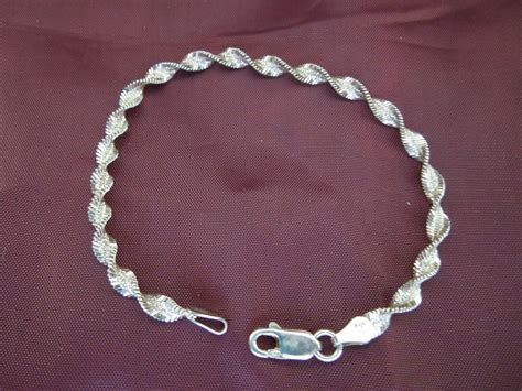 italy 750 silver bracelet